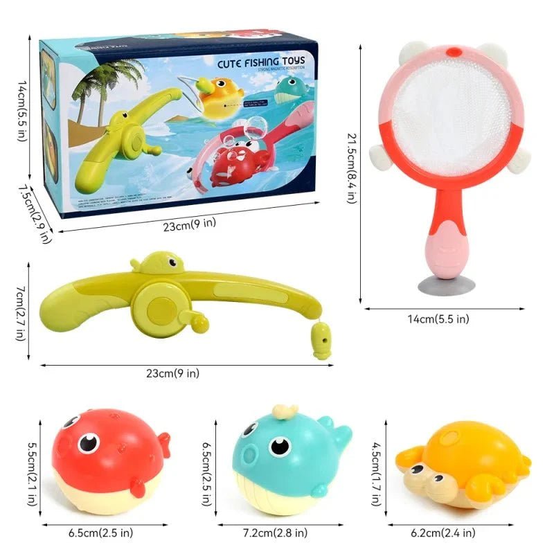VangVriendjes Magnetisch Badvisspel Met LED Visjes - KidsKorner