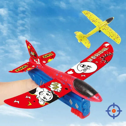 VliegVonk Vliegtuig Launcher - Foam Zweefvliegtuig - KidsKorner