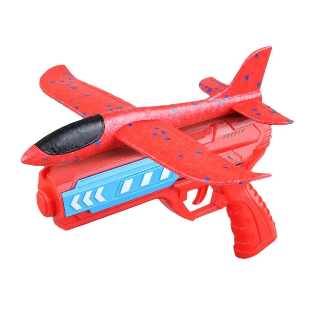 VliegVonk Vliegtuig Launcher - Foam Zweefvliegtuig - KidsKorner