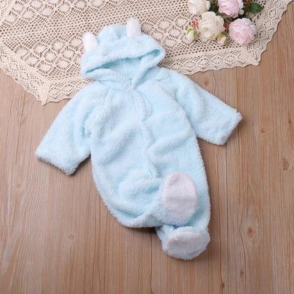 Warm Baby Boxpakje Met Capuchon En Lange Mouwen - KidsKorner