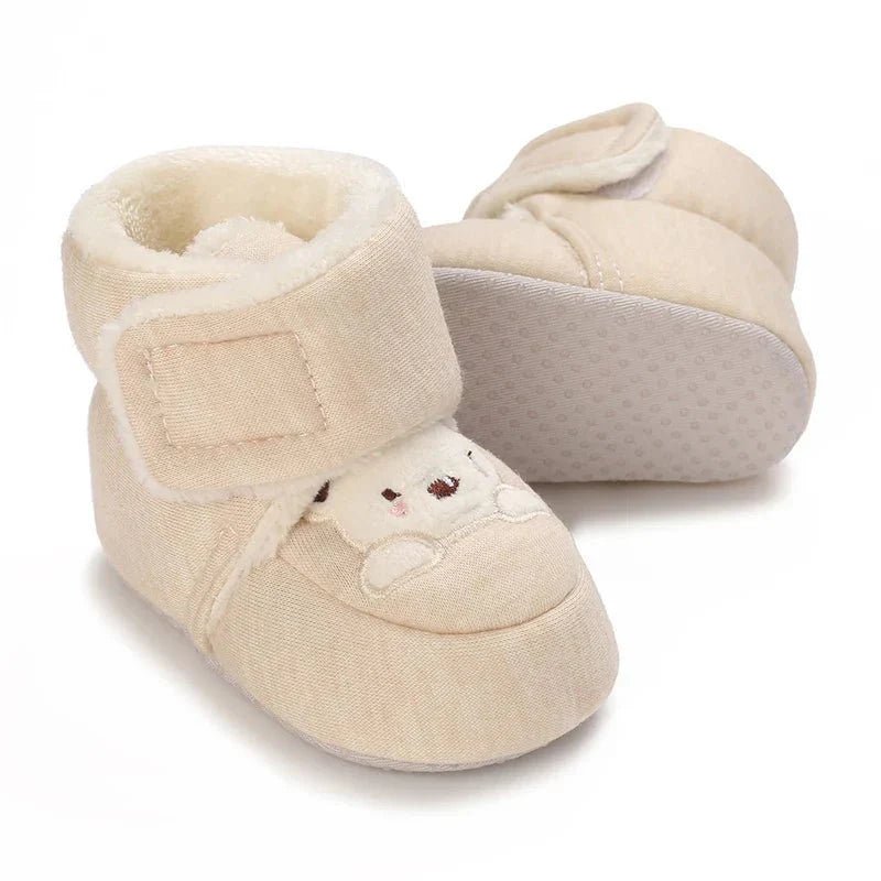 Warme Baby Winterslofjes Antislip Met Klittenband - KidsKorner