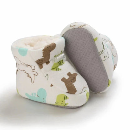 Warme Baby Winterslofjes Antislip Met Klittenband - KidsKorner