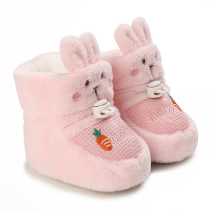 Warme Baby Winterslofjes Antislip Met Klittenband - KidsKorner