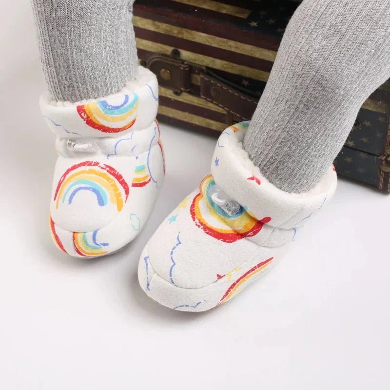 Warme Baby Winterslofjes Antislip Met Klittenband - KidsKorner