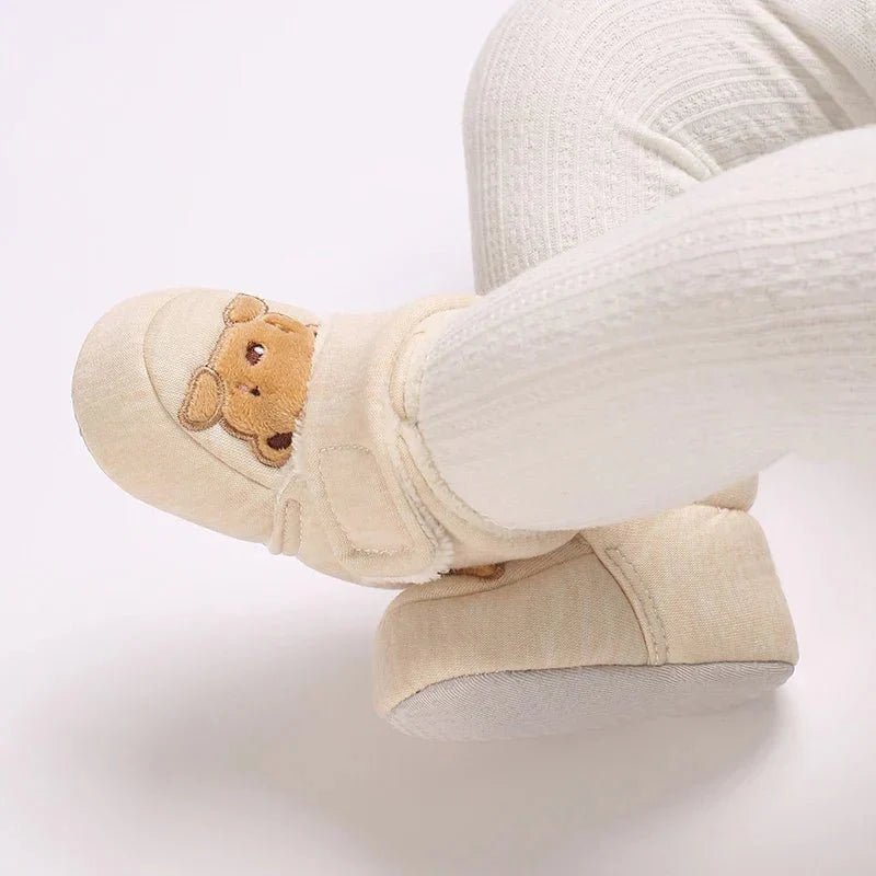 Warme Baby Winterslofjes Antislip Met Klittenband - KidsKorner