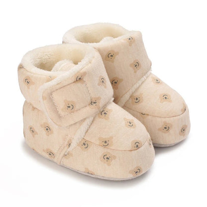 Warme Baby Winterslofjes Antislip Met Klittenband - KidsKorner