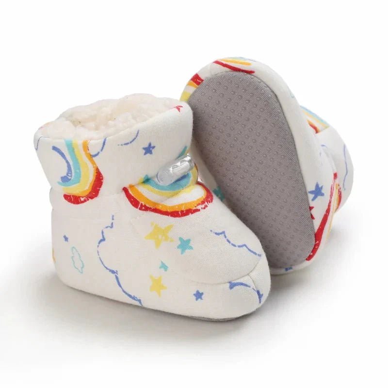 Warme Baby Winterslofjes Antislip Met Klittenband - KidsKorner