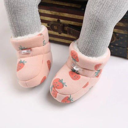 Warme Baby Winterslofjes Antislip Met Klittenband - KidsKorner