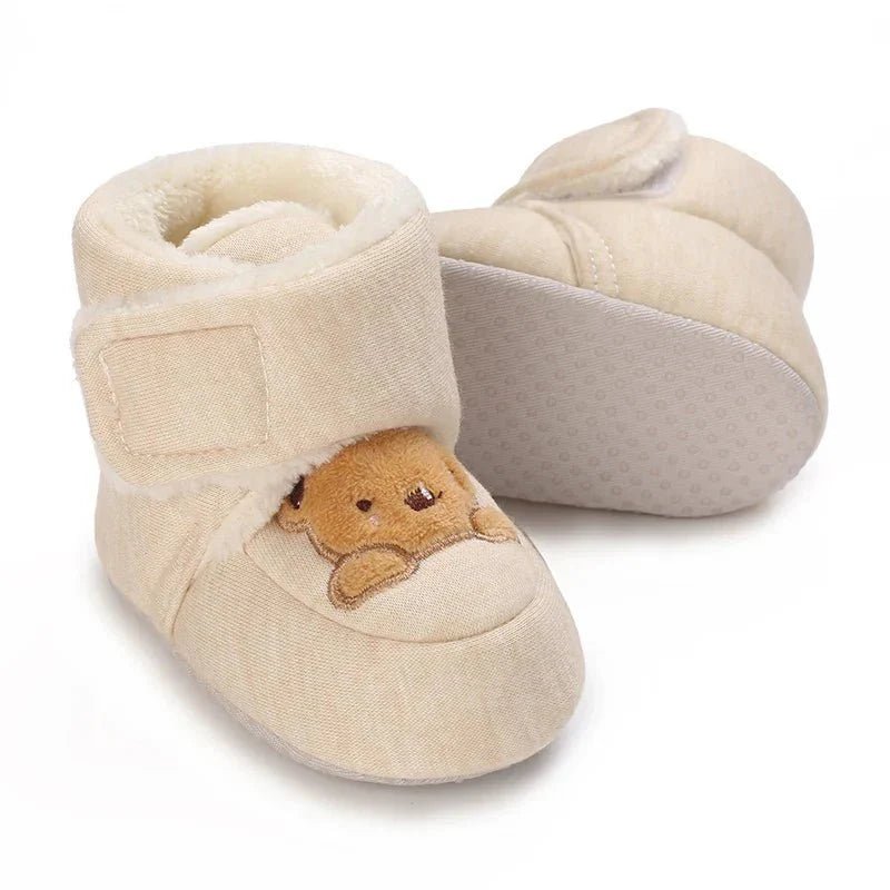 Warme Baby Winterslofjes Antislip Met Klittenband - KidsKorner