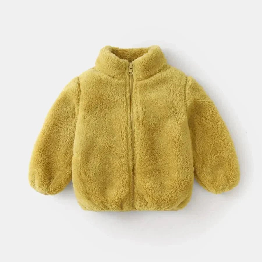 Warme Fleece Peuterjas Met Rits - KidsKorner