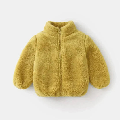 Warme Fleece Peuterjas Met Rits - KidsKorner