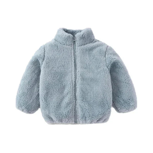 Warme Fleece Peuterjas Met Rits - KidsKorner