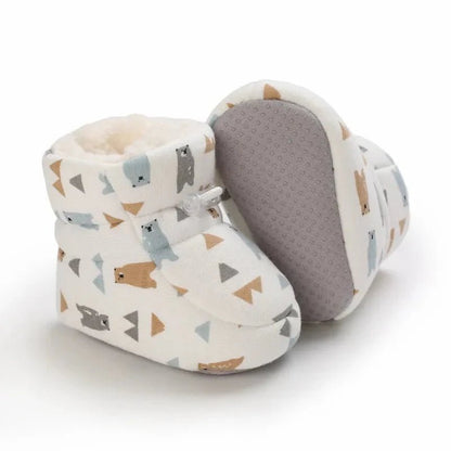 WarmFeet Babyschoentjes - Antislip Winterslofjes voor Koude Dagen - KidsKorner
