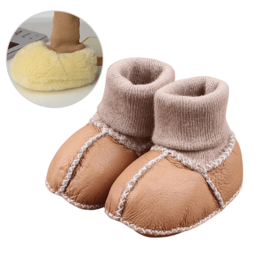 WarmSteps Babyslofjes - Antislip en Knus voor de Koude Wintermaanden - KidsKorner